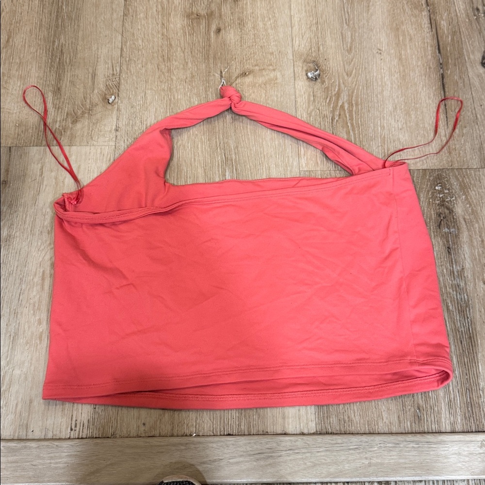 A&F Coral Halter Neck Women's Top - Picture 2 of 4
